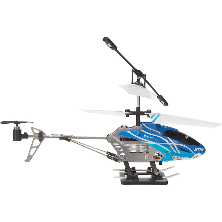 Revell Control RC Helikopter, ferngesteuerter Hubschrauber für Einsteiger, 2,4 GHz Fernsteuerung, einfach zu fliegen, Gyro, stabiles Chassis, LED-Beleuchtung, USB-Ladegerät - SKY FUN 23982 – Bild 5