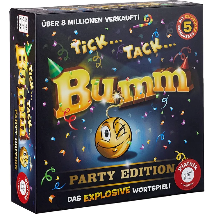 Piatnik 648366 - Tick Tack Bumm Party Edition