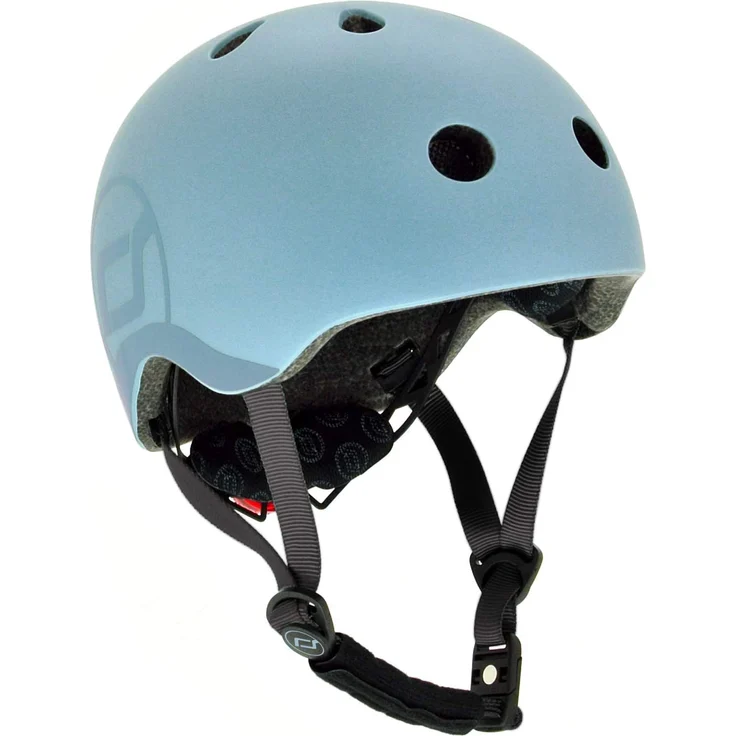 Scoot & Ride Kinderhelm S - M Steel – Bild 2