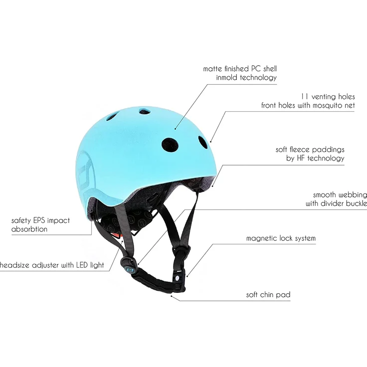 Scoot & Ride Kinderhelm S - M Steel – Bild 8
