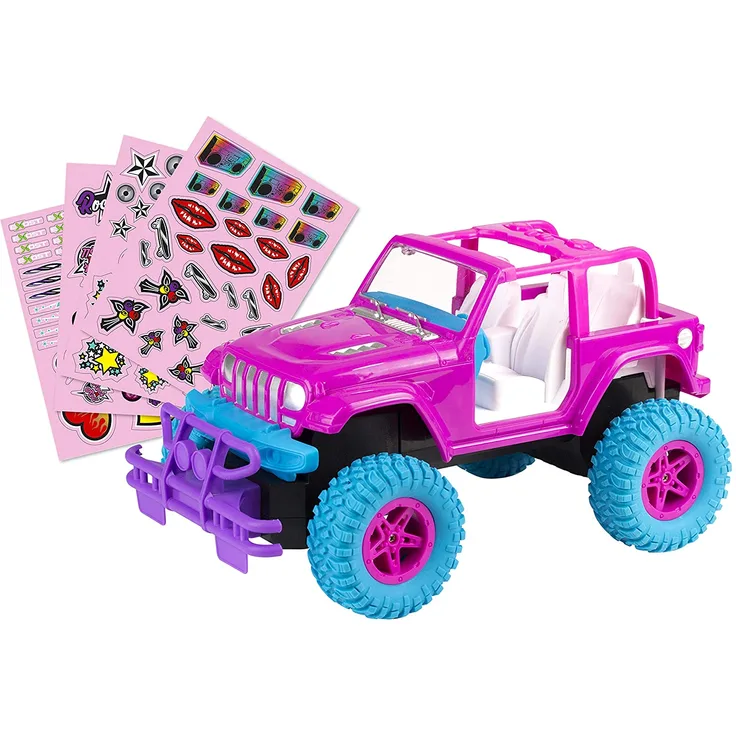 eXost Funkfahrzeug Crossroad Amazone mit Stickerbogen, ferngesteuertes Auto, RC Fahrzeug, Spielzeug, 20262