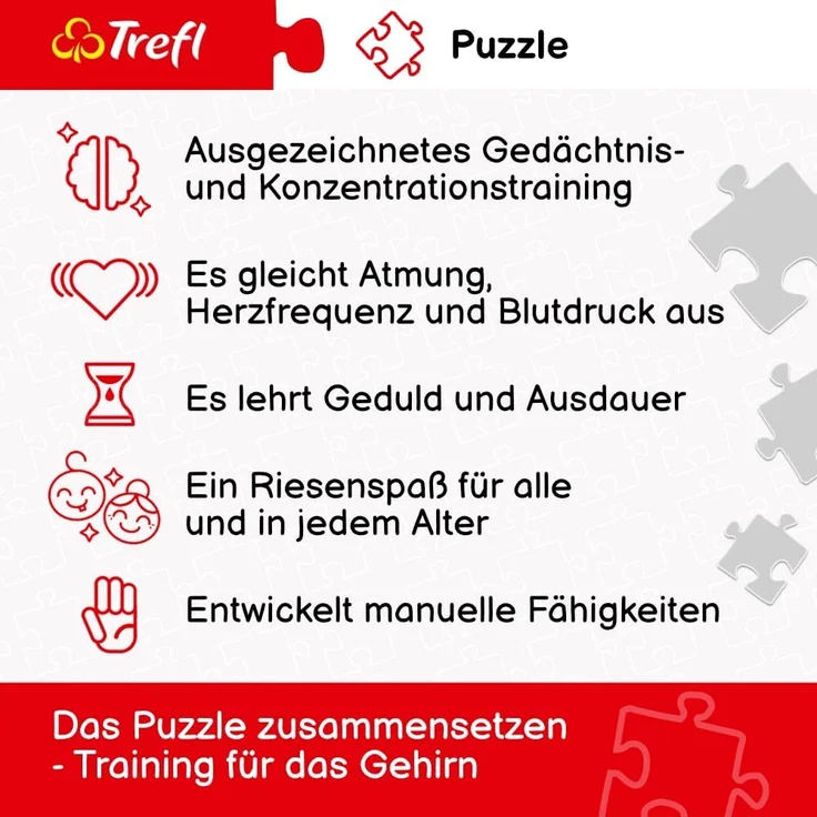 Trefl 10707 Löwe 1000 Teile Puzzle – Bild 3