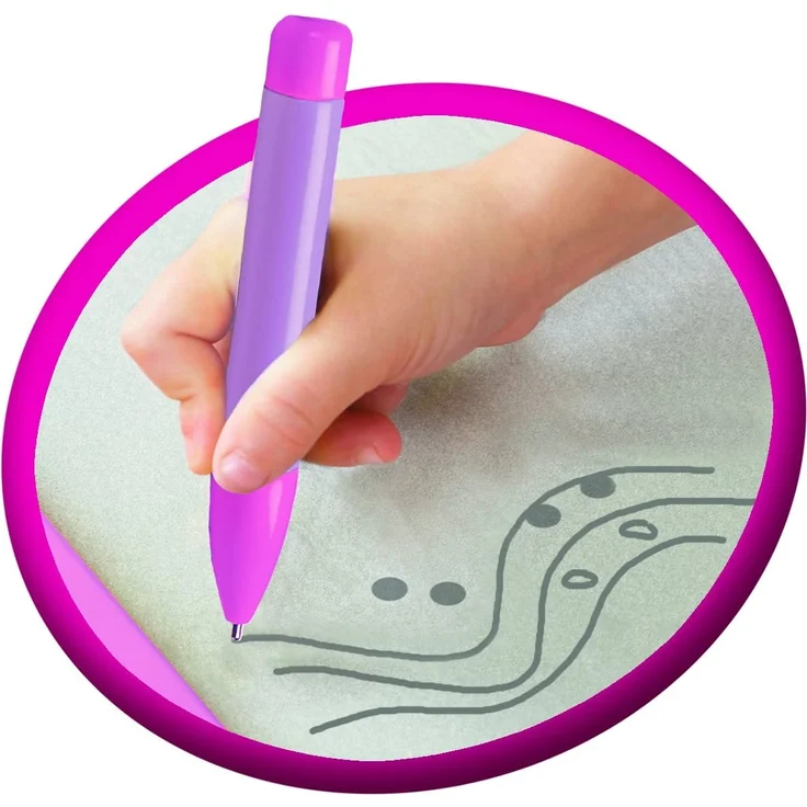 TOMY 6484 Magnettafel für Kinder, Magnet Maltafel, Megasketcher in rosa, hochwertiges Kinderspielzeug, Zaubertafel, bunt, ohne Wabenstruktur, fördert die Kreativität, Ideales Weihnachtsgeschenk, ab 3 Jahre – Bild 4