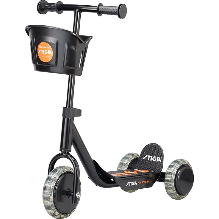 Stiga Mini Kid 3W Kick Scooter (Black/Orange)
