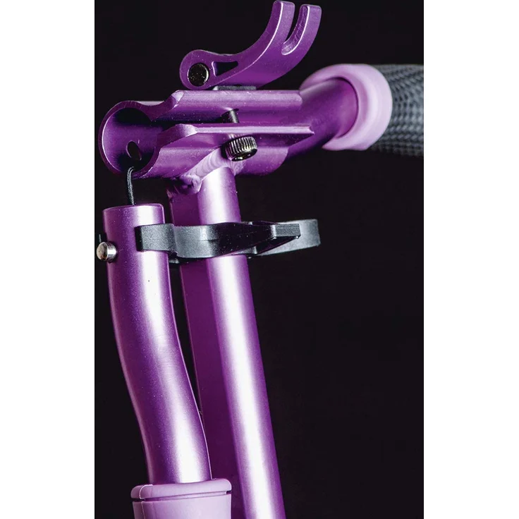 Six Degrees 510 'Aluminium Scooter 205 mm' Scooter, ab 6 Jahren, 5-fach höhenverstellbar bis 102 cm, klappbar, max. belastbar bis 100 kg, lila – Bild 5