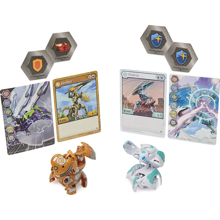 Bakugan Baku-Tin, Metall-Aufbewahrungsbox mit 2 Überraschungs-Bakugan Bällen, unterschiedliche Varianten – Bild 3