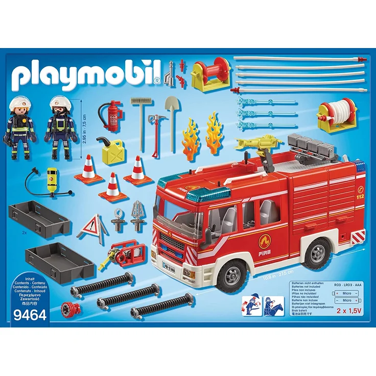 Playmobil 9464 - City Action - Feuerwehr-Rüstfahrzeug – Bild 9