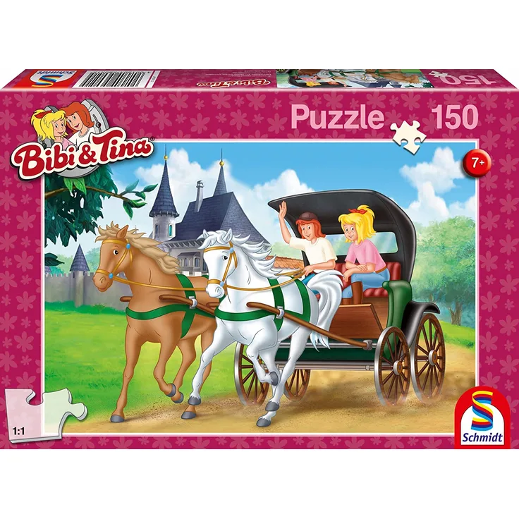 Schmidt Spiele 56051 - Puzzle - Kutschfahrt, 150 Teile
