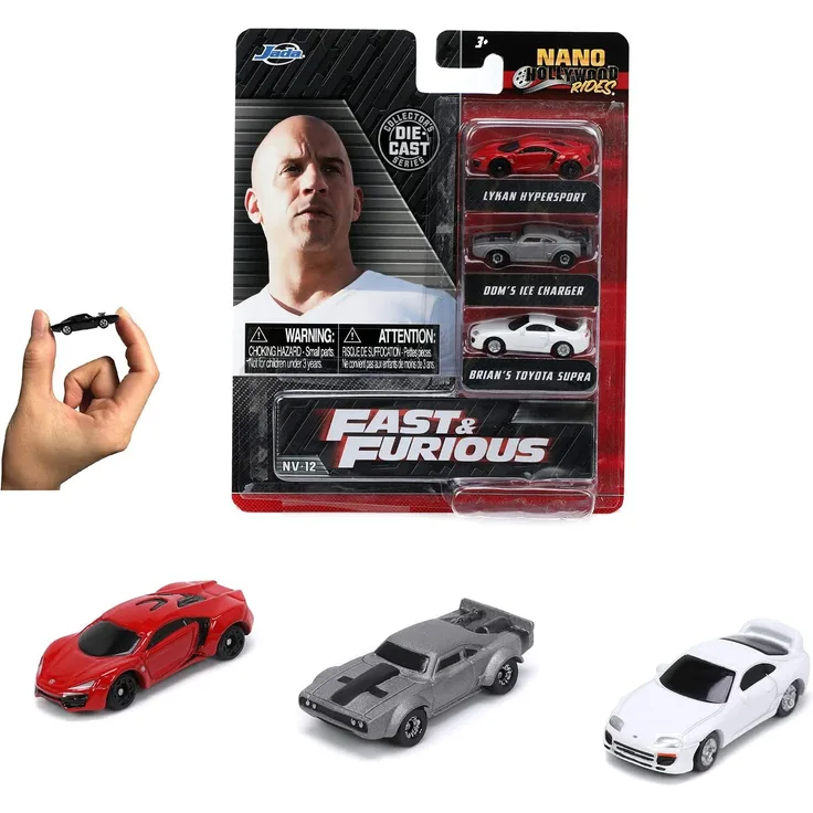 Marken u. Produkte 253201004 Fast u. Furious 3-Pack Nano Cars Wave 4