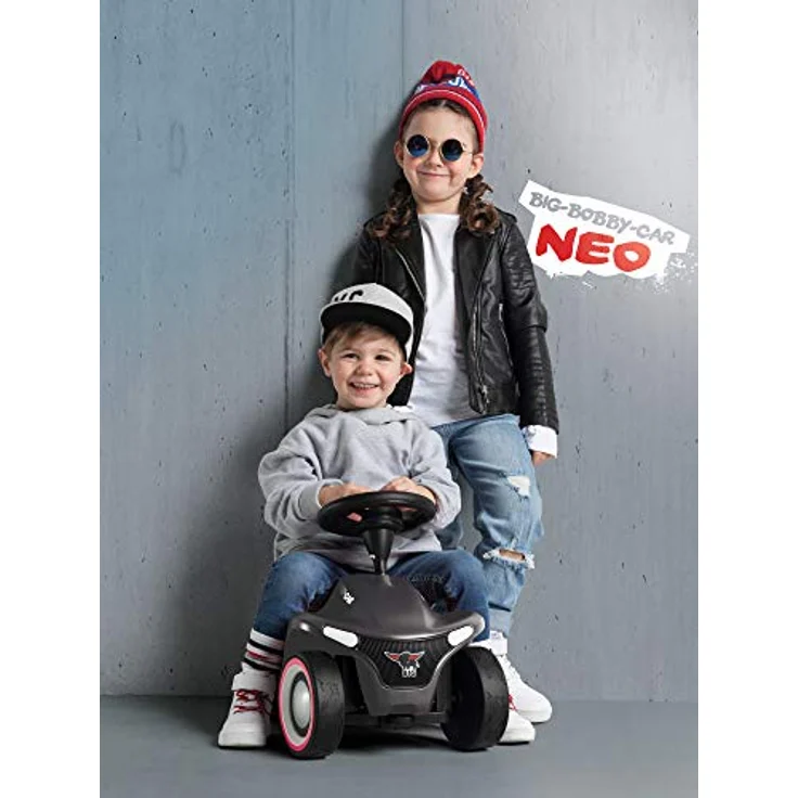BIG 800056243 'Bobby-Car-Neo Anthrazit' ab 12 Monaten, bis 50 kg belastbar, anthrazit – Bild 6