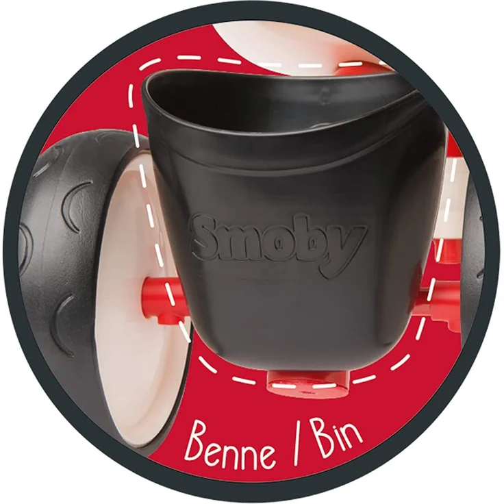 Smoby 7600721400 Rookie Lauflernrad rot – Bild 7