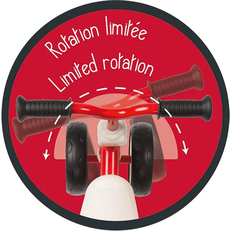 Smoby 7600721400 Rookie Lauflernrad rot – Bild 4