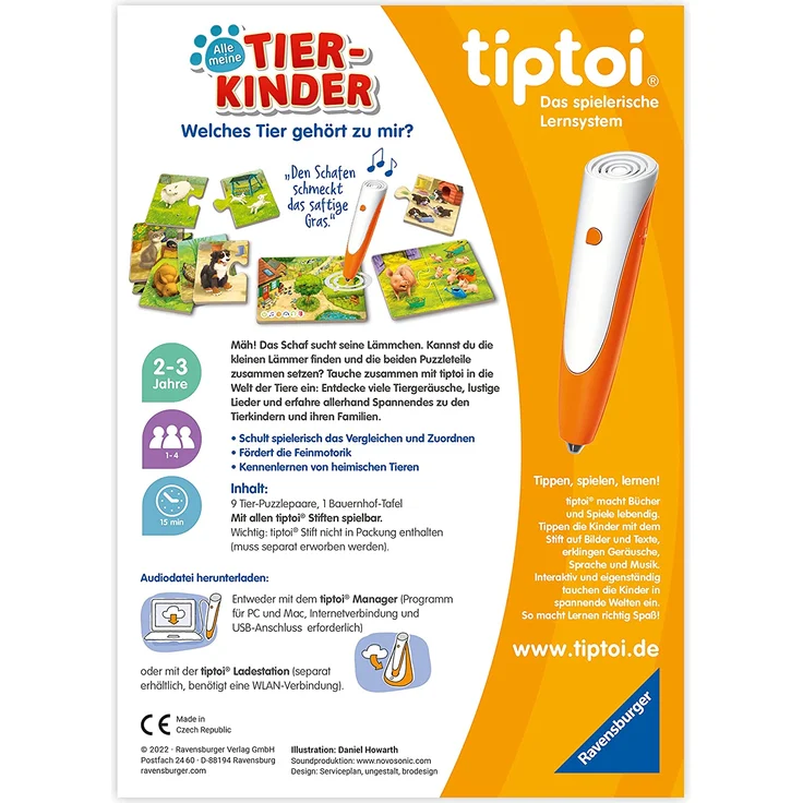 Ravensburger - tiptoi Alle meine Tierkinder – Bild 3