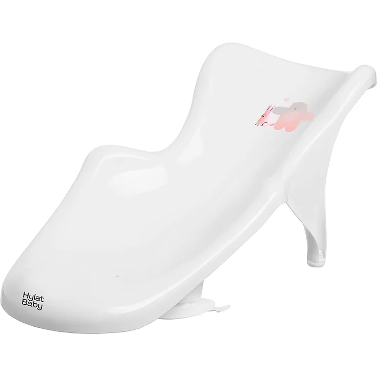 Badewanneneinsatz Baby - wertvolle Badehilfe für Säuglinge und Babys von Geburt bis ca. 6 Monate, Farbe:weiß, Motiv:Friends, Marke:Hylat Baby
