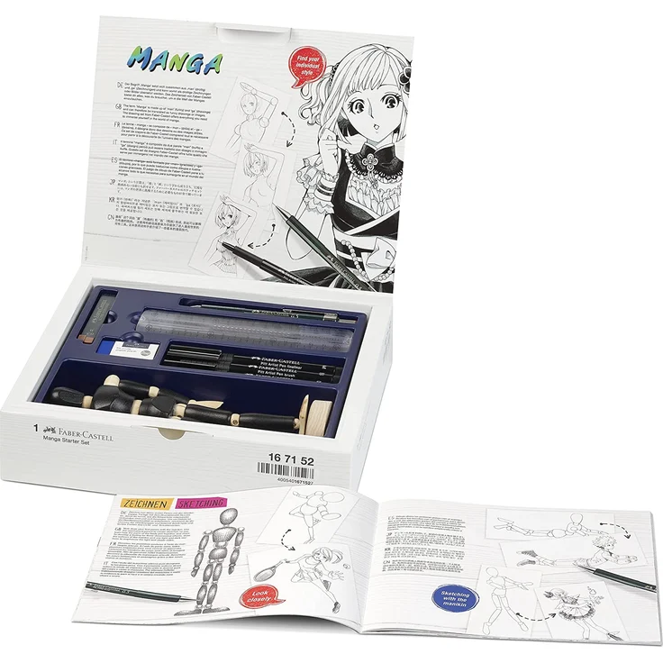 Faber-Castell Tuschestifte Pitt Artist Pens, Manga Starter Set – Bild 2