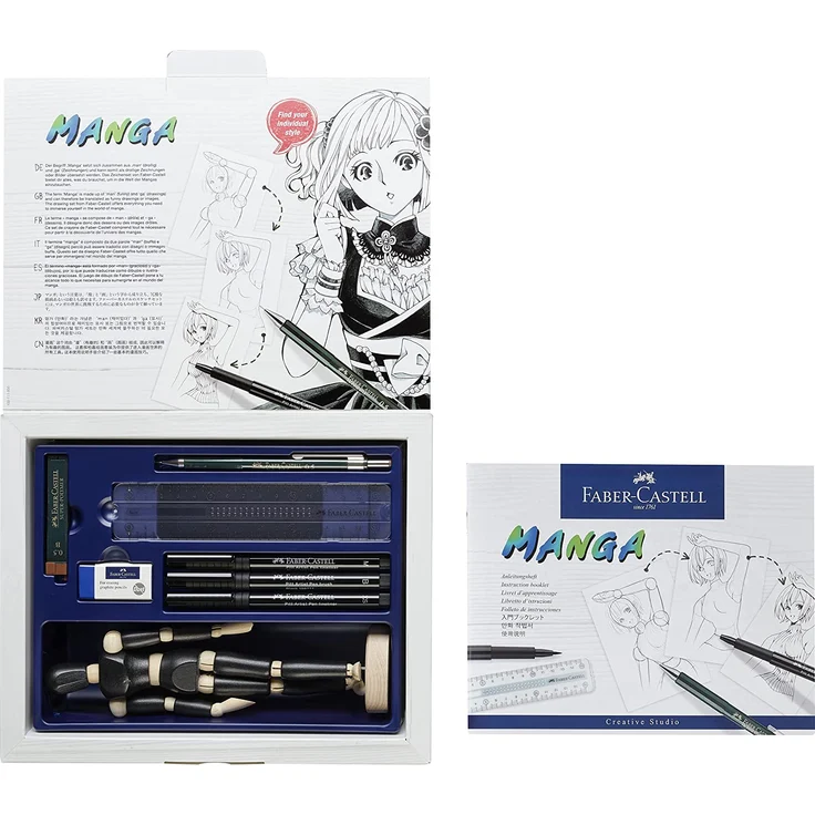 Faber-Castell Tuschestifte Pitt Artist Pens, Manga Starter Set – Bild 3