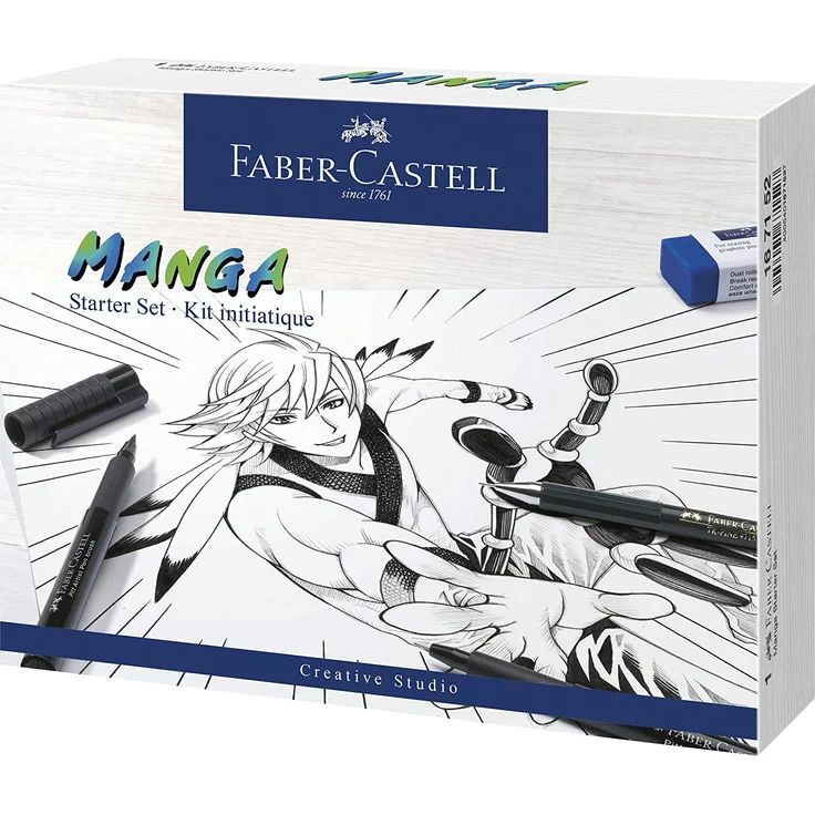 Faber-Castell Tuschestifte Pitt Artist Pens, Manga Starter Set – Bild 1