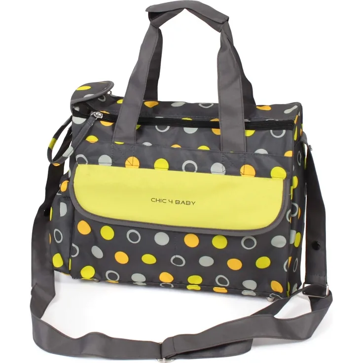 CHIC 4 BABY 415 42 Wickeltasche Komfort, Lemontree, grau