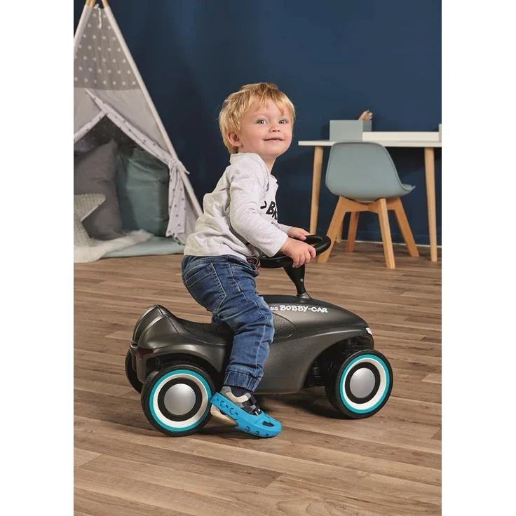 BIG-Shoe-Care Schuhschoner, für Kinderschuhe der Größe 21 bis 27, Überschuhe schützen vor Abrieb, Anti-Rutsch-Profil, keine Spuren am Boden, für Kinder ab 1 Jahr, blau – Bild 4