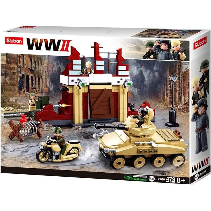 Sluban M38-B0696 WWII-Battle of Stalingrad 479PCS, Multi Color