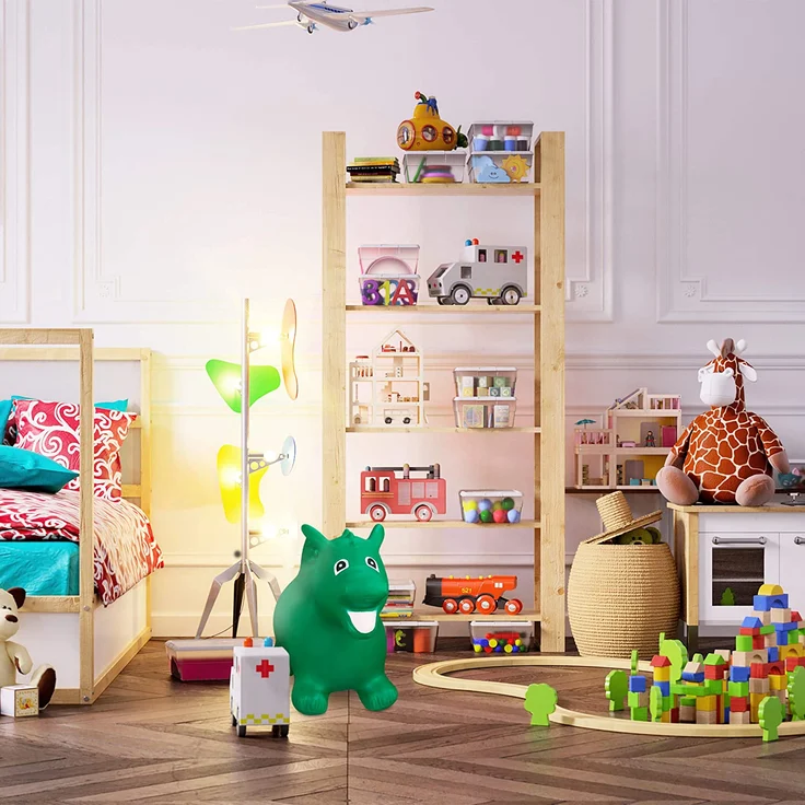 Relaxdays Hüpftier Drache, inklusive Luftpumpe, Sprungtier bis 80 kg, Hopser BPA frei, für Kinder, Hüpfspielzeug, grün – Bild 5