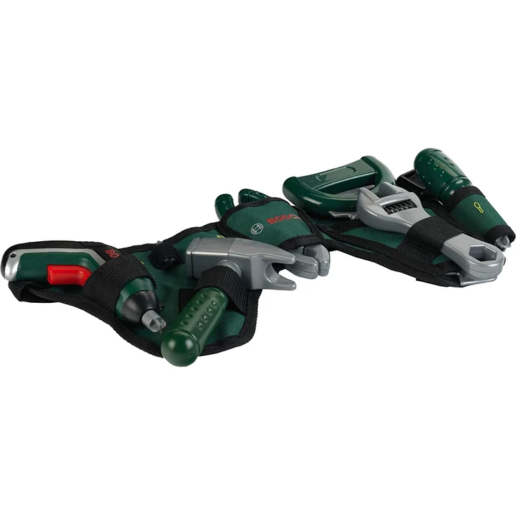 Theo Klein 8313 Bosch Werkzeuggürtel I Mit Hammer, Zange, Säge und vielen mehr I Mit batteriebetriebenem Ixolino II I Maße: 76 cm x 24 cm 4,5 cm I Spielzeug für Kinder ab 3 Jahren – Bild 3