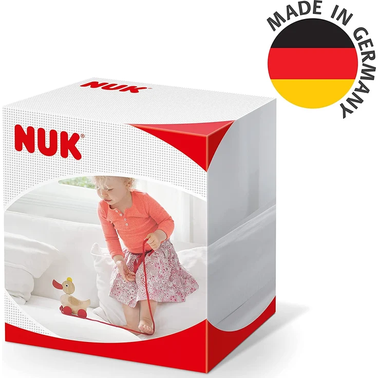 NUK First Choice Trinklernflasche mit Leuchteffekt, 6-18 Monate, 150 ml, Anti-Colic-Ventil, auslaufsicherer Trinkschnabel, Ergonomische Griffe, BPA-frei, Hase (pink), 1 Stück (1er Pack), 10215373 – Bild 6