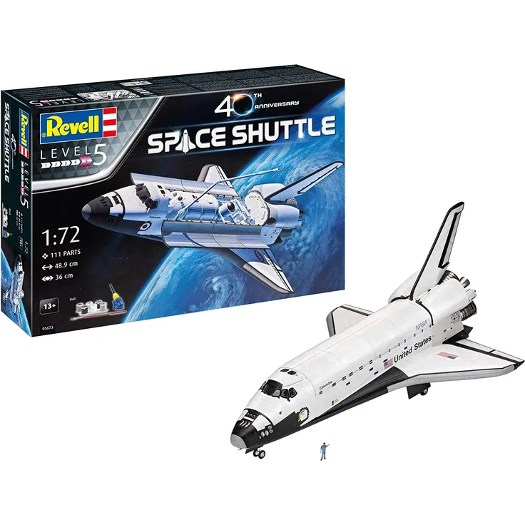 Modellbausatz Geschenkset Space Shuttle, 40th. Anniversary inkl. Basis-Zubehör 1:72 - Preisvergleich