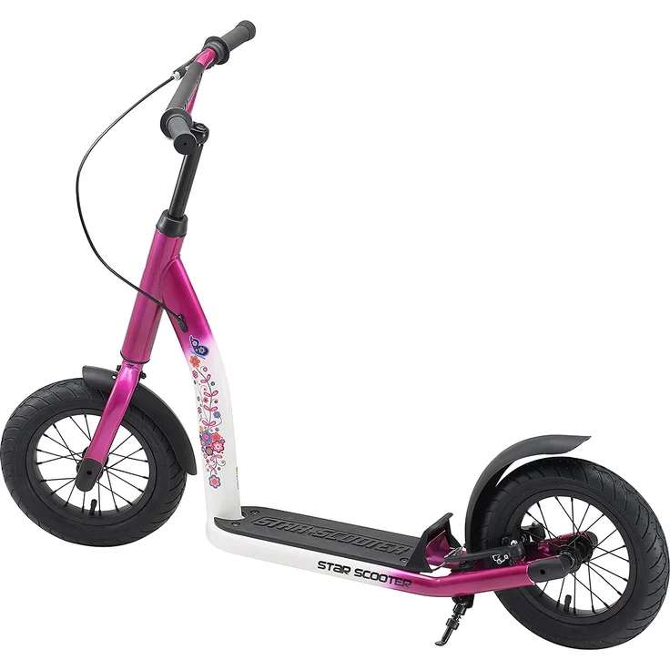 BIKESTAR Tretroller Kinderroller ab 7 Jahre | 12 Zoll New Gen Sport | Pink – Bild 3