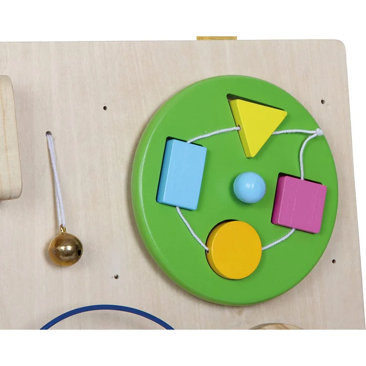 small foot 6360 Motorikcenter "Multimax" aus Holz, mit acht Funktionen zum Drehen, schieben, musizieren, ab 3 Jahren – Bild 3