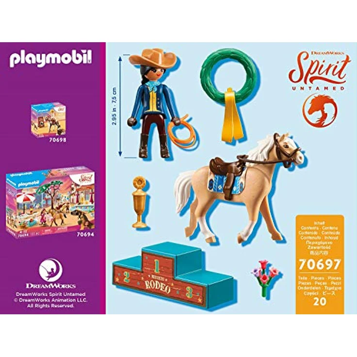Playmobil Spirit Riding Free 70697 'Rodeo Pru', 20 Teile, ab 4 Jahren – Bild 5