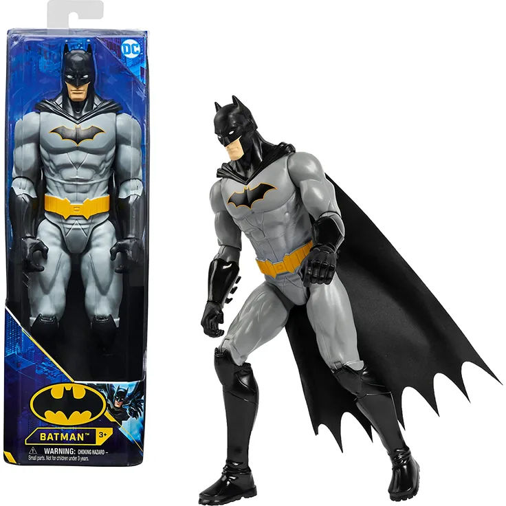 Batman 30cm BATMAN Grey Rebirth-Actionfigur - Bat-Tech