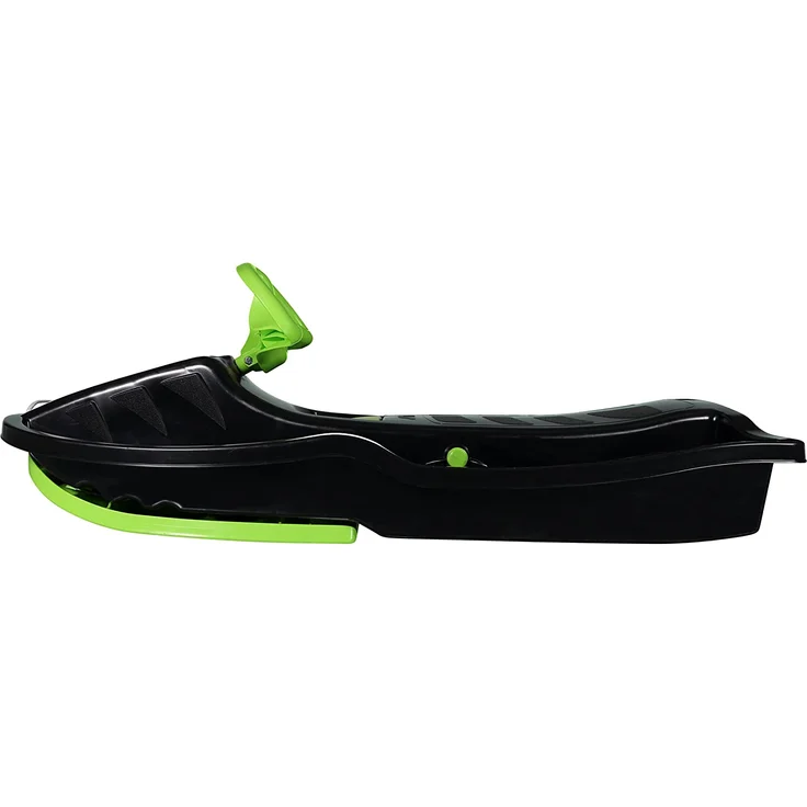 Stiga Kinder Snowpower Steering Sledge, Black/Green, One Size – Bild 5