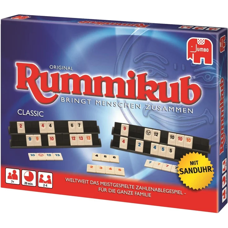 Jumbo Spiele Original Rummikub Classic - der Spieleklassiker unter den Gesellschaftsspielen - für Erwachsene und Kinder ab 7 Jahren – Bild 8