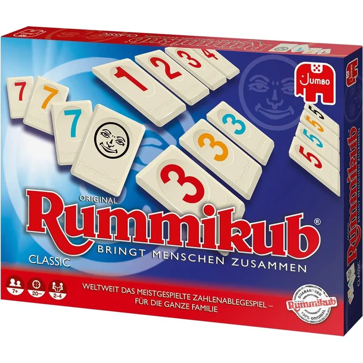 Jumbo Spiele Original Rummikub Classic - der Spieleklassiker unter den Gesellschaftsspielen - für Erwachsene und Kinder ab 7 Jahren – Bild 10