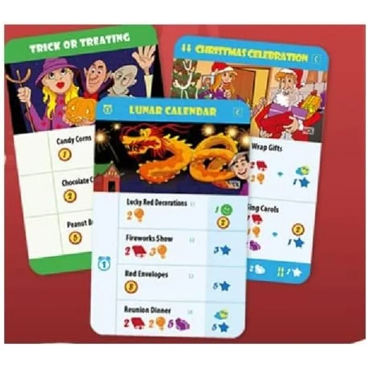 1027344 - Das Streben nach Glück: Feiertage, Brettspiel (DE-Erweiterung)