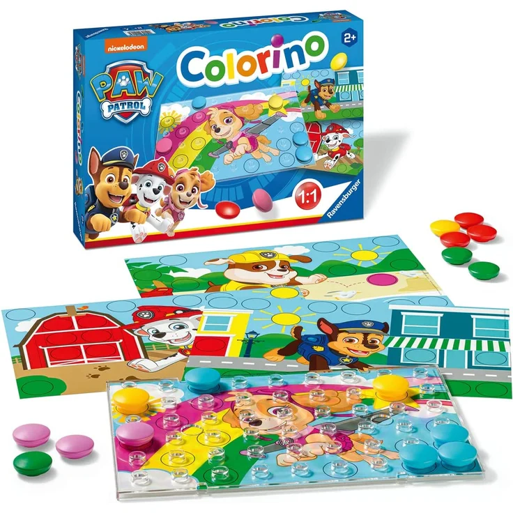 Ravensburger Kinderspiele - 20906 - Paw Patrol Colorino, Kinderspiel zum Farbenlernen, Mosaik Steckspiel, ab 2 Jahre - Preisvergleich – Bild 3