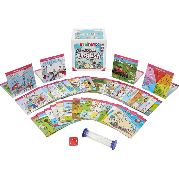 Brain Box 2094952 Let's Learn English Lernspiel Quizspiel für Kinder ab 8 Jahren – Bild 2