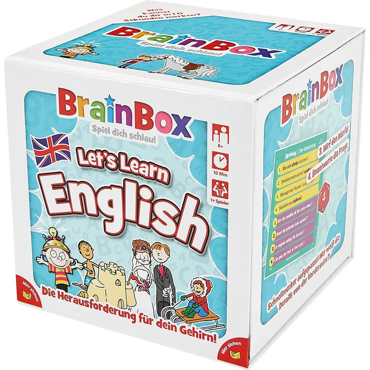 Brain Box 2094952 Let's Learn English Lernspiel Quizspiel für Kinder ab 8 Jahren