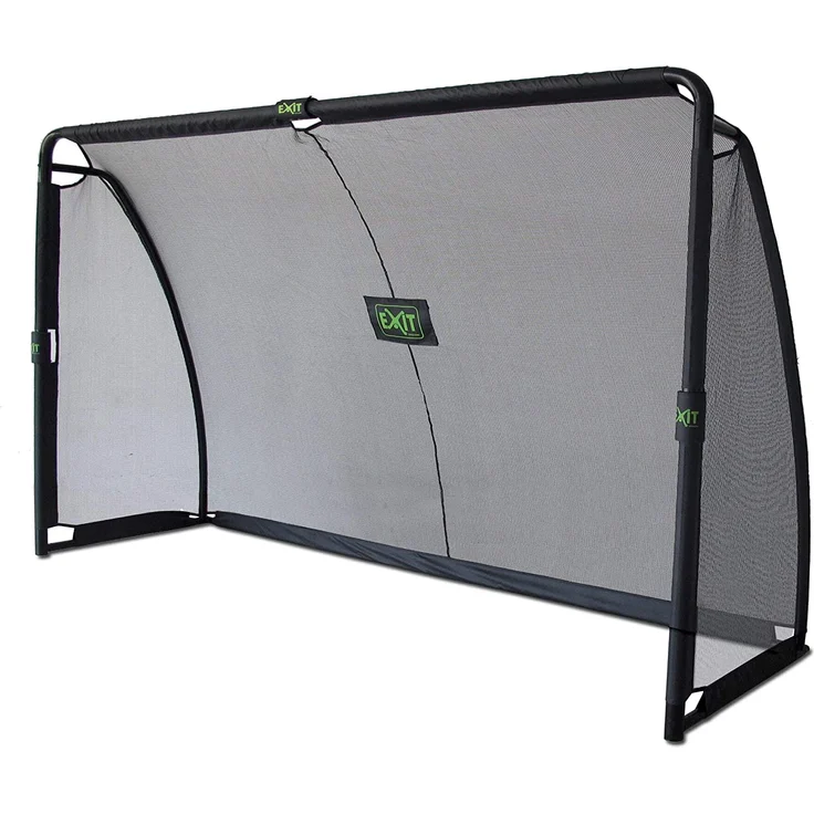 EXIT Finta stählernes Fußballtor 300x200cm - schwarz – Bild 1