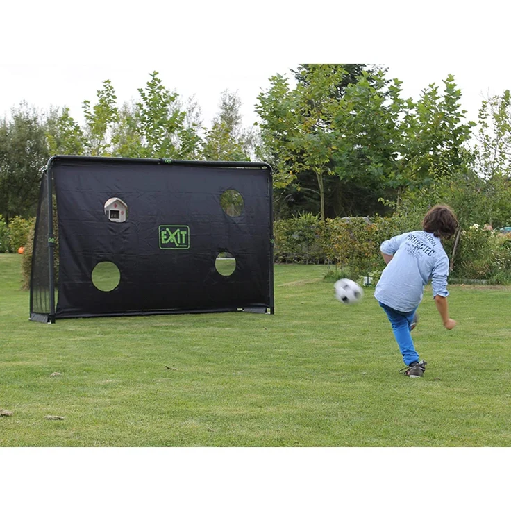 EXIT Finta stählernes Fußballtor 300x200cm - schwarz – Bild 7