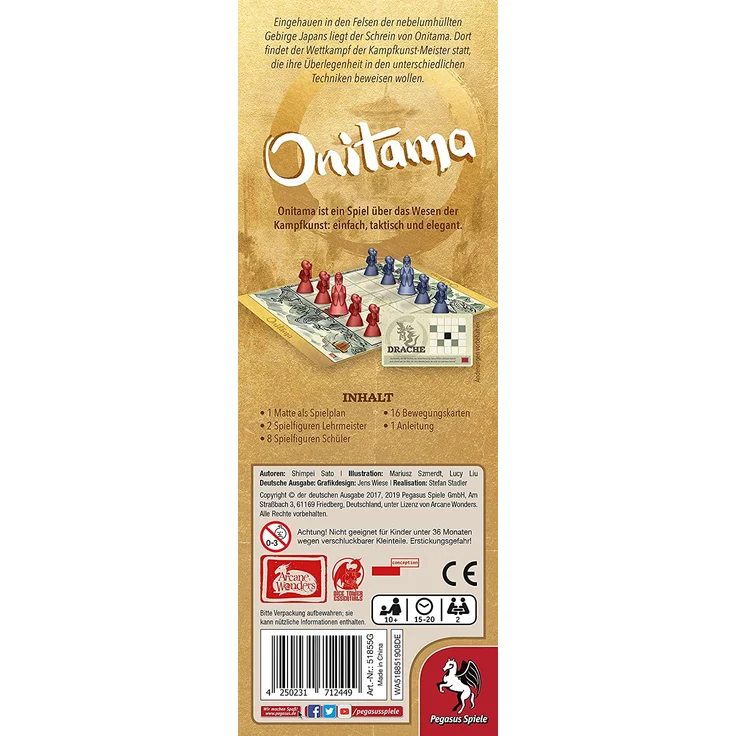 Pegasus Spiele 51855G - Onitama – Bild 3