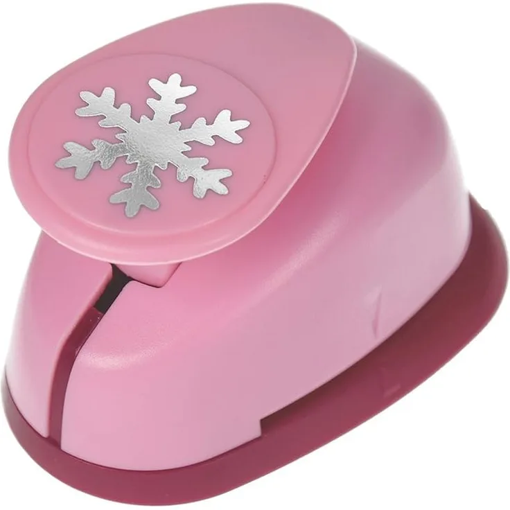 efco 1791059 Stanzer M Schneeflocke Motiv (25 x 21 mm), Pink