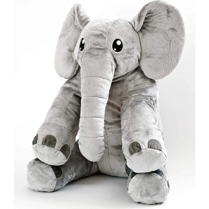 corimori® - Elefant Nuru großes XXL Kuscheltier für Kleinkinder, bauschig und weich, kuschel-softe Qualität, grau – Bild 8