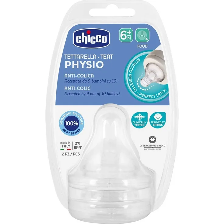 Chicco 20347-Pacifier PERFECT5 FLOW FOR GUNS AND 6M +