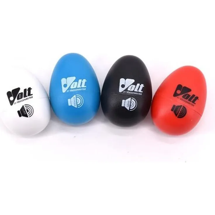 Voggenreiter VOLT Egg Shaker Set, 4-tlg, Percussion, Rassel, Rasselei, Instrument, 1086