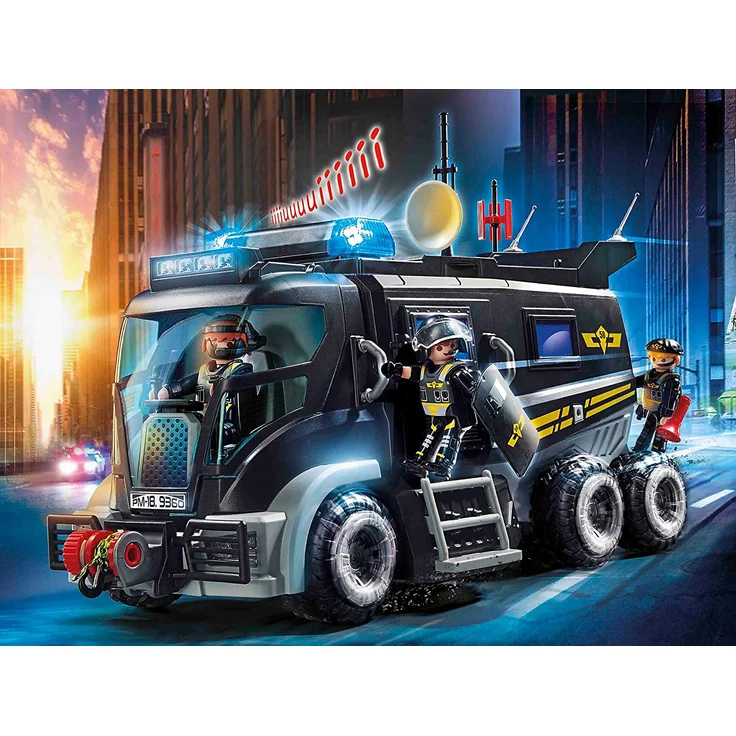 Playmobil City Action SEK-Truck mit Licht und Sound 9360 – Bild 2