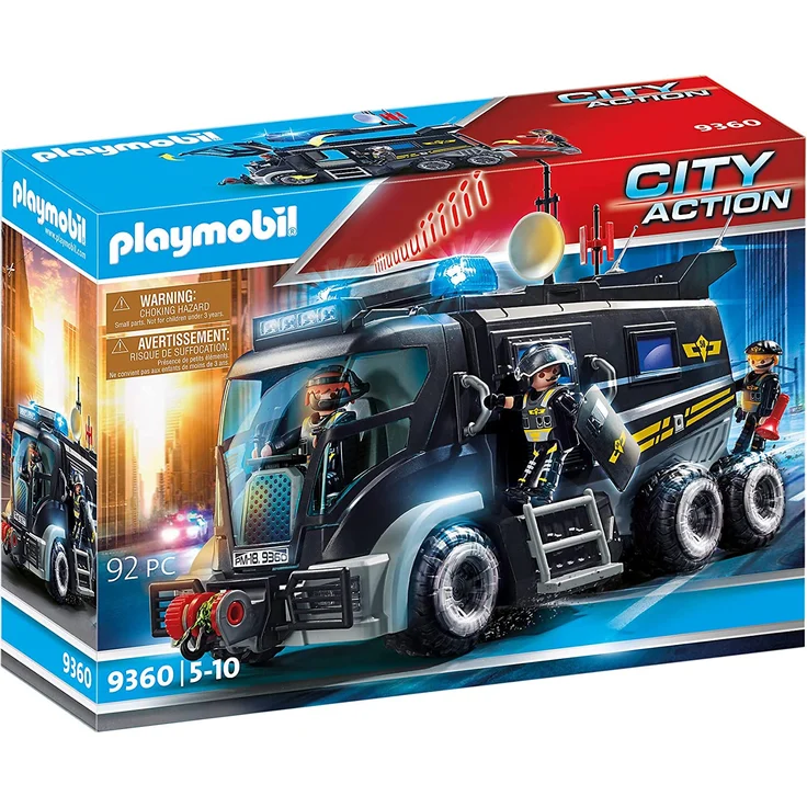 Playmobil City Action SEK-Truck mit Licht und Sound 9360 – Bild 1