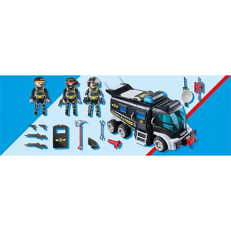 Playmobil City Action SEK-Truck mit Licht und Sound 9360 – Bild 6