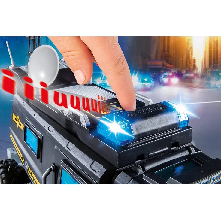 Playmobil City Action SEK-Truck mit Licht und Sound 9360 – Bild 8